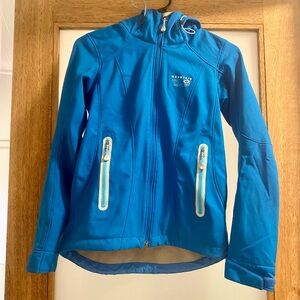 Mountain Hardwear Vibrant Blue Softshell Jacket